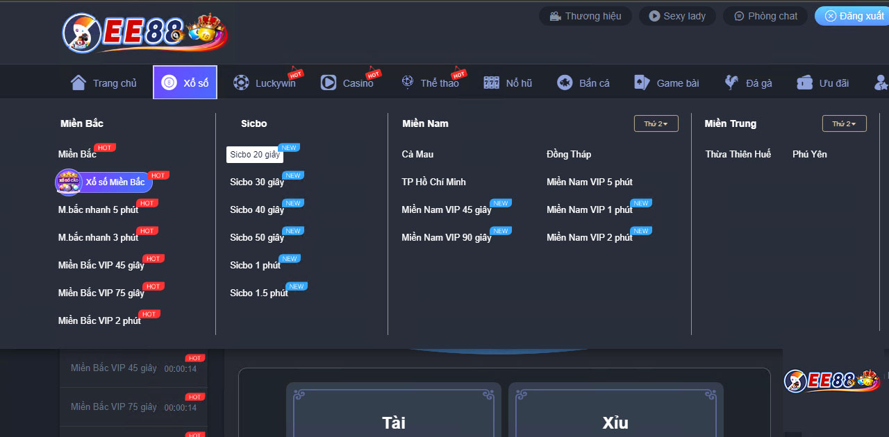 XỔ SỐ EE88 - EE88 - EE 88 - EE88 CASINO - NHÀ CÁI EE88